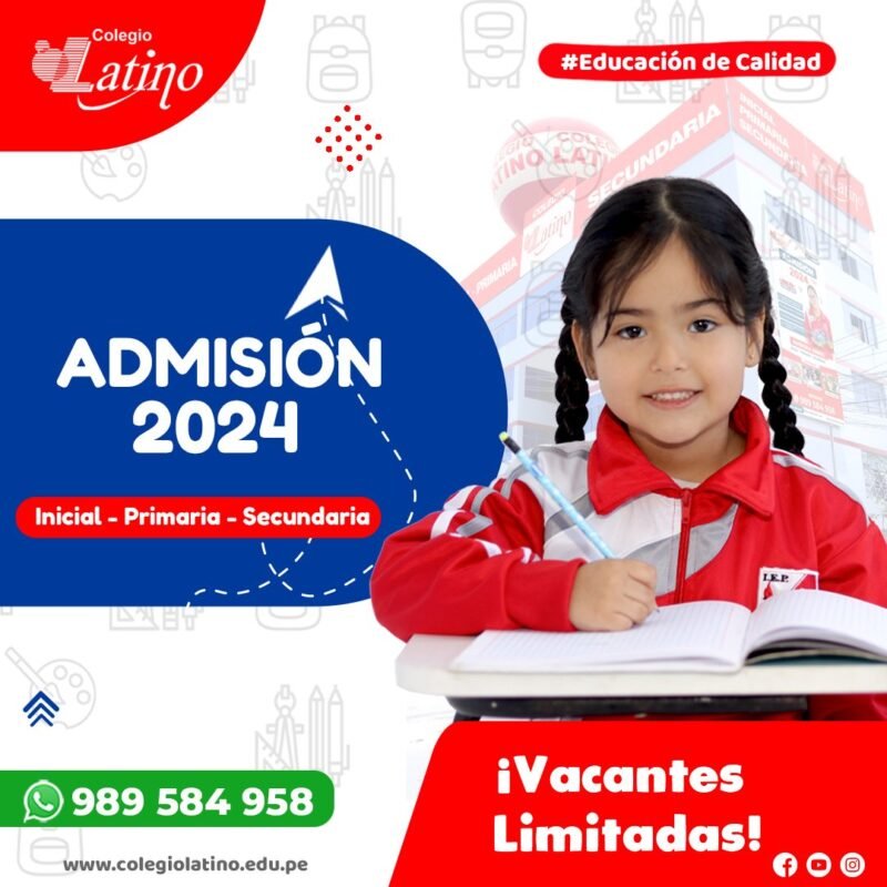 Admision 2024 colego Latino 2